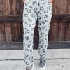 Bar T Boutique Bottoms Just My Type Leopard Joggers - Grey