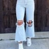 Bar T Boutique What's New! Brylee Distressed Crop Jeans
