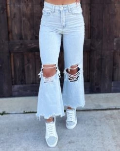 Bar T Boutique What's New! Brylee Distressed Crop Jeans