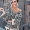 Bar T Boutique Tops Flip It & Reverse It Leopard Top