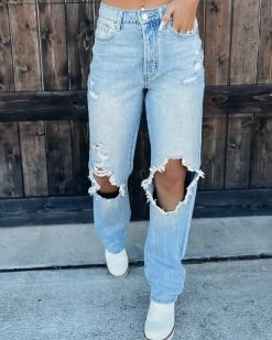 Bar T Boutique Channing High Rise Dad Jeans