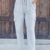 Bar T Boutique Cashmere Cargo Joggers - Grey