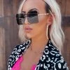 Bar T Boutique What's New! All Eyes On Me Oversized Sunglasses - Black